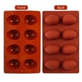 thumbnail image 3 of Molde de silicona Rthjsfj de 8 cavidades en forma de huevo de Pascua, 2 piezas, 3 of 7