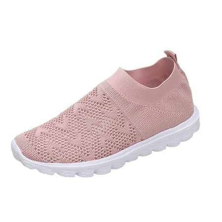 

nsendm Women Classic Sneakers Fashion Summer Women Seakers Mesh Breathable Lightweight Sneakers for Women under 20 Pink 7.5