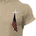 thumbnail image 4 of Blekii T-Shirt à Manches Courtes et Col Rond pour Hommes, Mode Décontractée pour la Journée de l'Indépendance - Doux et Confortable, Petit Imprimé, Design de Vacances d'Été - Parfait pour la Célébration du 4 Juillet, Bbq d'Été, 4 of 5