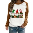 thumbnail image 1 of RKSTN Chandail pour Femmes Nouveau Chandail Décontracté à Manches Longues Col Rond Haut Imprimé Mode Chandail de Noël, 1 of 4
