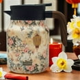thumbnail image 3 of Modern Teas Brewing Carafes 1000ml Capacity Rusts Proof Stainless Steels Thermal Pot, 3 of 18