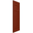 thumbnail image 2 of Ekena Millwork 15"W x 53"H True Fit PVC San Juan Capistrano Mission Style Fixed Mount Shutters, Pepper Red (Per Pair - Hardware Not Included), 2 of 9