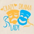 thumbnail image 2 of CafePress - Crazy DRAMA Lady Tote Bag - Unisex Canvas Tote Bag, Beige, 1-Piece, 2 of 6