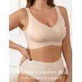 thumbnail image 3 of LWP Wireless Support Shaper Full Coverage Bra Everyday Bras Soft Light Comfort Bras for Women, 3 of 7