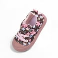 thumbnail image 4 of WZEIIOT Toddler Girls Sneakers Soft Sole Casual Low Top Canvas Shoes With Cute Floral Prints Hook And Loop Closure Lightweight Breathable Comfy Everyday Wear Athletic Shoes, 4 of 6