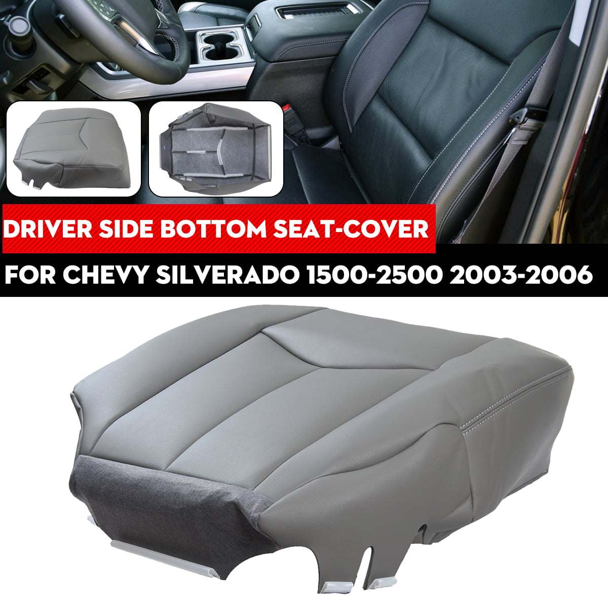 US Auto Nation 2003-2007 Chevy Silverado 1500 2500 3500 Driver Side Bottom Seat Foam Cushion 