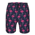 thumbnail image 3 of Logiee Cute Flamingo Print Mens Swim Trunks Quick Dry Board Shorts,Breathable Hawaii Beach Shorts Swimwear Bathing Suits-Large, 3 of 6