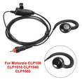 thumbnail image 1 of Casque Oreillette en Forme de G Ovale PTT Micro pour CLP108 CLP1010 CLP1040 CLP1060, 1 of 5