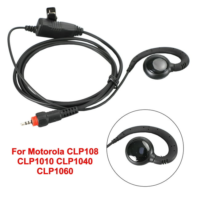 Casque Oreillette en Forme de G Ovale PTT Micro pour CLP108 CLP1010 CLP1040 CLP1060