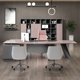 thumbnail image 3 of Computer Fashion Office Desk Elegant Professional Designer Studio Luxury Set Desk Tables Floor Mesa Computador House Furniture My Lux Decor Round, 3 of 6