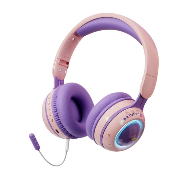 Wireless Bluetooth Headphones Over Ear 65H Playtime HiFi Stereo Headset with Microphone and 6EQ Modes Foldable Bluetooth V5.3 Headphones for Travel Smartphone Computer Laptop