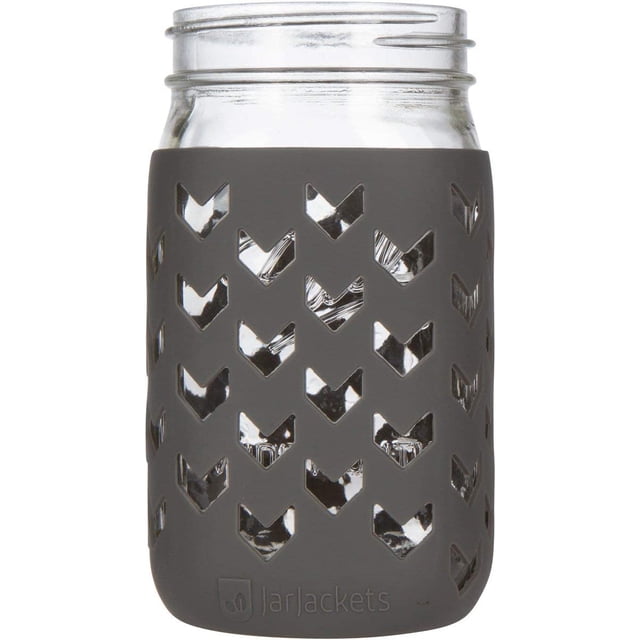 VERSAINSECT ilicone Mason Jar Sleeve - Fits 32oz (1 Quart) Regular or Wide-Mouth Jars … (1, Lagoon)