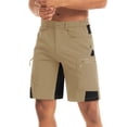 thumbnail image 5 of TACVASEN Mens Quick Dry Water Resistant Outdoor Golf Hiking Shorts Lightweight Breathable Strech Ripstop Cargo Work Shorts with Multi-Pockets, Khaki, 40, 5 of 7