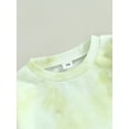 thumbnail image 5 of Bagilaanoe Newborn Baby Girl Boy Oversized Rompers Tie Dye Print Print Long Sleeve Bodysuits 6M 12M 18M 24M Infant Casual One Piece Short Jumpsuit, 5 of 8