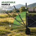 thumbnail image 4 of REDCAMP Collapsible Wagon with Wheels, 330lbs Foldable Wagon Cart, Portable Utility Cart for Sports Shopping Pet Grocery Beach, 4 of 9