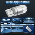 thumbnail image 2 of 10 Pcs Bombilla LED de Interior de Coche 194 T10 168 175 921 W5W para Luz de Techo Luz de Mapa Luz de Puerta Azul Hielo, 2 of 6