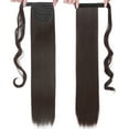 thumbnail image 2 of SEGO One Piece Ponytail Hair Extensions Clip in Wrap Around on Pony Tail Thick Real Natural Synthetic Fibre Ponytail Hairstyle Hairpiece for Women, 2 of 9