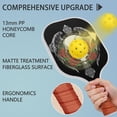 thumbnail image 4 of Pickleball Paddles Set Of 1, Fiberglass Surface, Skull & Tattoo Print, 1 Paddle, 2 Balls & Bag, 4 of 5