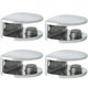 thumbnail image 1 of Abrazadera de vidrio Soporte de estante de vidrio Soporte de estante de pared Abrazadera ajustable, vidrio adaptable de 8-10 mm de espesor, acabado pulido de acero inoxidable, 4 piezas, JAMW Sencillez, 1 of 5