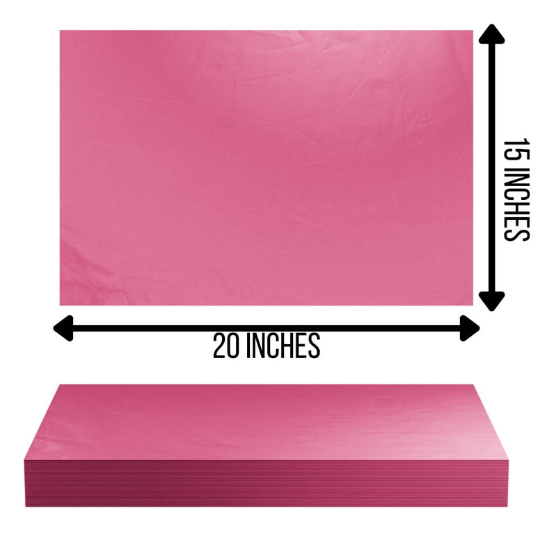 Crown Display Hot Pink Tissue Paper 15 X 20 Packing Paper For Gifts - 120  Count : Target