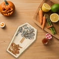 thumbnail image 4 of Halloween Pumpkin Bat Shaped Wooden Serving Platter Party Tray for Fall Decorations Kitchen Dinnerware Supplies, 4 of 5