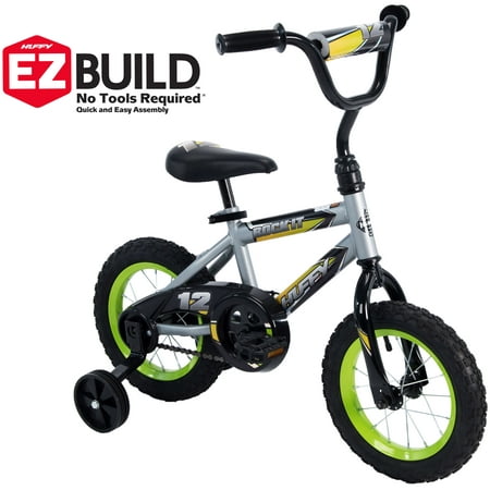 Huffy 12" Rock It Boys’ EZ Build™ Bike, Silver