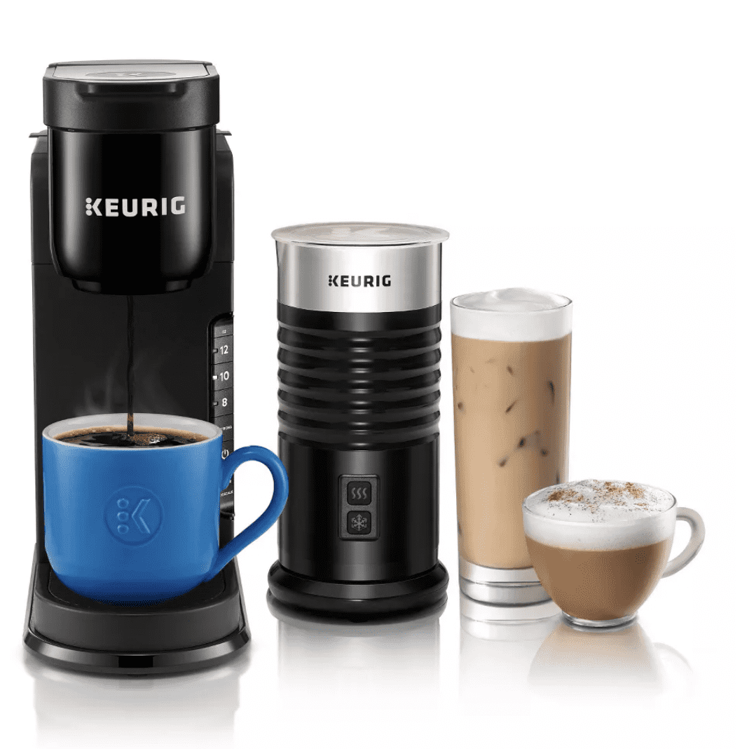 Black 8, 10, and 12 oz. Keurig KExpress Coffee Maker with bonus