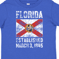 thumbnail image 4 of Inktastic Established March 3, 1845 Florida Flag Boys or Girls Toddler T-Shirt, 4 of 5
