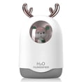 thumbnail image 1 of Naiovety Humidificador de 300ml, lámpara de ambiente interior, difusor de aire sónico, 2 modos, rociador de niebla fina, atomizador de protección de Humidificadores Blanco Naiovety HA012498-01B, 1 of 1