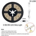 thumbnail image 6 of Gostoto 5V USB 1.64-16.4ft Waterproof IP65 LED Cabinet Light With Hand Sweep Sensor Switch Dimmable Strip Lights for Closet Kitchen Bathroom, 6 of 7