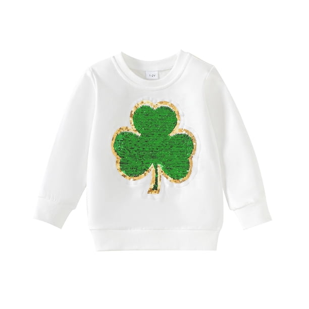 Sudadera Noubeau con lentejuelas del Día de San Patricio para niños de 1 a 2 años