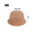 thumbnail image 2 of BadPiggies Women Winter Bucket Hat Adjustable Vintage Cloche Hats Warm Faux Fur Wool Outdoor Fisherman Cap, 2 of 6