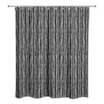 thumbnail image 2 of Creative Products Black Herringbone Pattern 71x74 Shower Curtain, 2 of 7