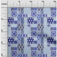 thumbnail image 2 of oneOone Silk Tabby Dark Blue Fabric Patchwork Sewing Fabric By The Yard Printed Diy Clothing Sewing Supplies 42 Inch Wide-0W, 2 of 6