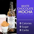 thumbnail image 2 of Jordan's Skinny Mixes Syrups White Chocolate Mocha, Barista Collection Sugar Free Coffee Flavoring Syrup, 25.4 Ounce Bottle, 2 of 3
