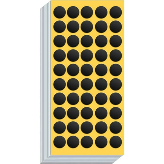 Self Healing Adhesive Injection Ports Black Reusable (50 Pack)
