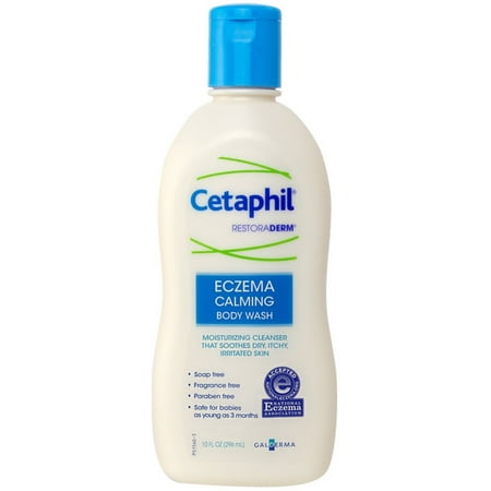 Cetaphil Eczema Calming Body Wash 10 oz (Pack of
