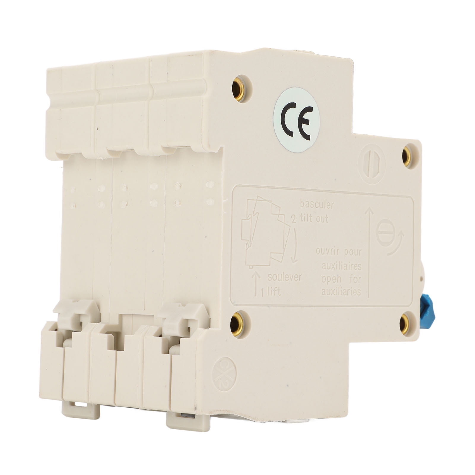 3P Miniature Circuit Breaker DIN Rail Mount Overload Circuit Protection Switch PA66 Shell 400V