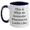 White/Navy, variant on Quirky Pharmacist Gifts from Friends, Funny Two Tone Coffee Mugs for Graduation, 'This Is What An Awesome Pharmacist Looks Like' Quote, Gifts for Pharmacist, Men, Women, Family