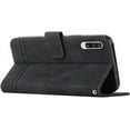 thumbnail image 2 of Wallet Case for Samsung Galaxy A50, Galaxy A50 Case with Card Holder Leather Flip Case with Kickstand Magnetic Full Protection Compatible with Samsung Galaxy A50 Smile Black, 2 of 14
