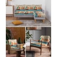 thumbnail image 6 of Nautical Boat Couch Cushion Covers Stretch, Washable Sofa Seat Covers Individual Seat Cushion Sofa Slipcovers Coastal Sailing Ship Ocean Painted Sea Couch Cover Furniture Protector S-1PCS, 6 of 7