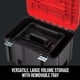 thumbnail image 5 of Caja de herramientas CRAFTSMAN VERSASTACK con cierre profundo de 43 cm (CMST17825), 5 of 9