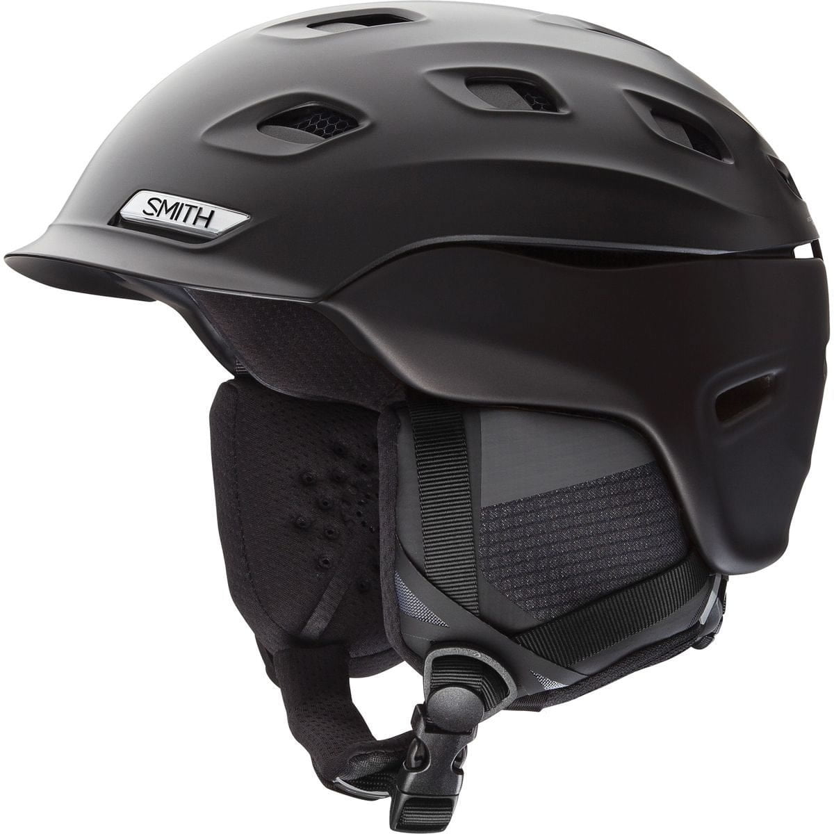 Smith Ski Helmet Snowboard Helmet Vantage Black Plain Colour Ear Cushion
