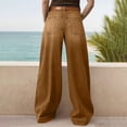 thumbnail image 6 of Womens Wide Leg Jeans - Ladies Baggy High Waisted Straight Leg Denim Trousers Pants Loose fit Casual Stretchy Flare Denim Trousers Bootcut Pants with Multi-Pockets Trendy Y2K Streetwear, 6 of 7