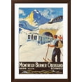 thumbnail image 2 of Montreux Ski Poster Framed Art Print by Unknown, 24" x 36", Sold by Art.com, 2 of 4