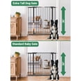 thumbnail image 2 of Baby Gate PLZOIT 36 extra alto para escaleras de 75 a 103 cm de ancho, 2 of 7