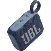 Restored JBL Go 4 Ultra-Portable Waterproof Bluetooth Speaker, Blue