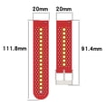 thumbnail image 4 of Correa De Repuesto Compatible Con Samsung Galaxy Watch4 40/42/44/46 Mm /Watch4 Classic Silicone Watch Band sonducket EL017274-08, 4 of 5