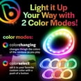 thumbnail image 2 of Brightz RingBrightz LED Cornhole Board Ring Lights, 2-Pack, Color Select/Color Morphing, 2 of 7