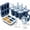 Blue, variant on Baby Teething Popsicle Set, Baby Ice-Popsicle Mold & Silicone Baby Fruit Feeders with Freezer Tray, BPA-Free, Dishwasher Safe, Freezer Safe - Pink